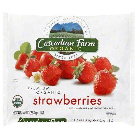 Cascadian Farm Organic Strawberries, Premium Organic - 10 Ounces