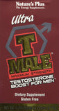 Natures Plus Ultra T-Male Maximum Strength Testosterone Boost For Men-60 Bi-Layered Tablets