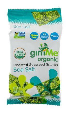 Gimme Seaweed Snacks, Roasted, Organic, Sea Salt - 0.35 Ounces