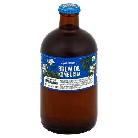 Brew Dr Kombucha Kombucha, Vanilla Oak - 14 Ounces