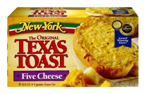 New York Texas Toast, Five Cheese - 8 Each