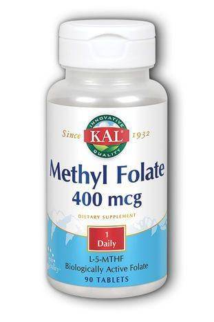 Kal 400MCG Methyl Folate - 90 Tablets