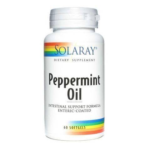 Solaray 250 Mg Peppermint Oil Softgels - 60 Count