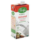 Pacific Organic Non-Dairy Beverage, Almond, Unsweetened, Vanilla - 32 Ounces
