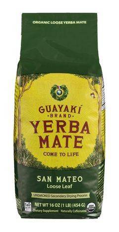 Guayaki Yerba Mate Yerba Mate, Organic, Loose, San Mateo - 16 Ounces