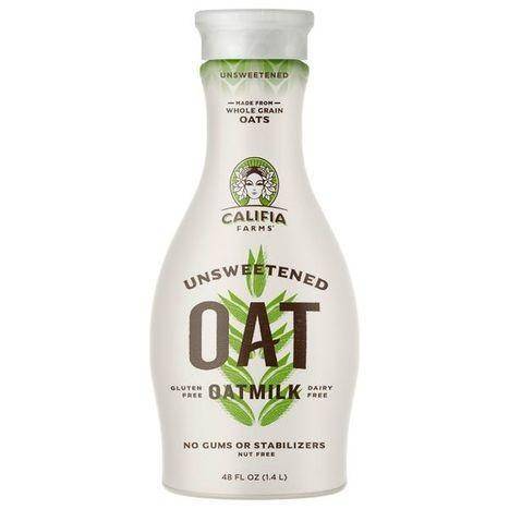 Califia Farms Oatmilk, Unsweetened - 48 Fluid Ounces