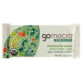 GoMacro Macrobar, Wholehearted Heaven, Almond Butter + Carob - 2 Ounces