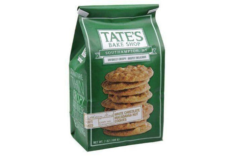 Tates Bake Shop Cookies, White Chocolate, Macadamia Nut - 7 Ounces