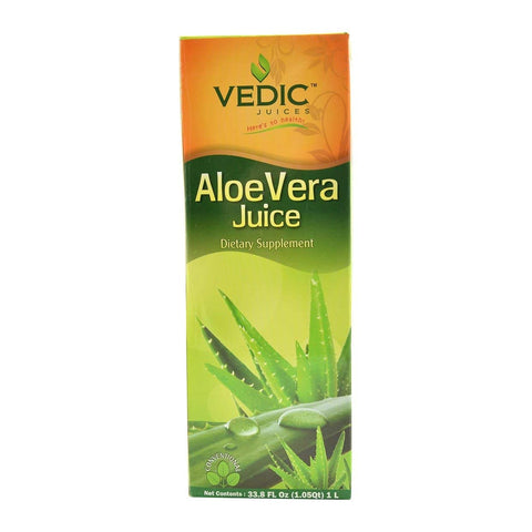 Vedic Juices Aloe Vera Juice-33.8 Oz