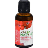 Via Nature Geranium Oil-1 Oz