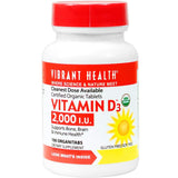 Vibrant Health Vitamin D3 2000 IU-100 Organitabs