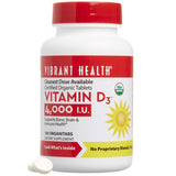 Vibrant Health Vitamin D3 4000 IU-100 Organitabs