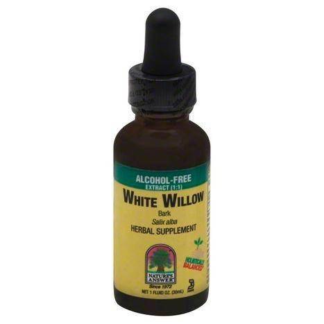 Natures Answer White Willow Bark, Extract (1:1) - 1 Ounce