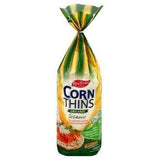 Real Foods Corn Thins, Organic, Sesame - 25 Each