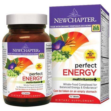 New Chapter Perfect Energy Multivitamin Tablets - 72 Count