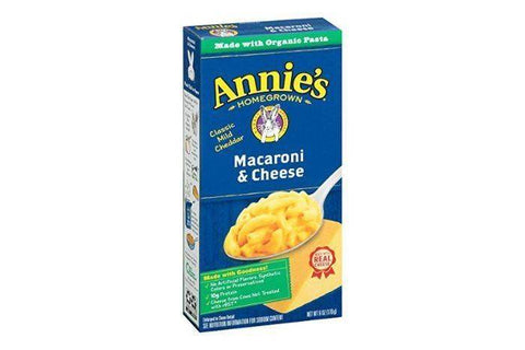 Annies Macaroni & Cheese, Classic Mild Cheddar - 6 Ounces