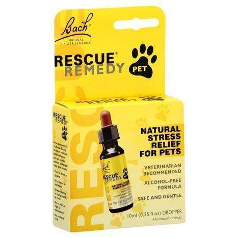 Bach Original Flower Essences Stress Relief for Pets, Natural, Dropper - 0.35 Fluid Ounces