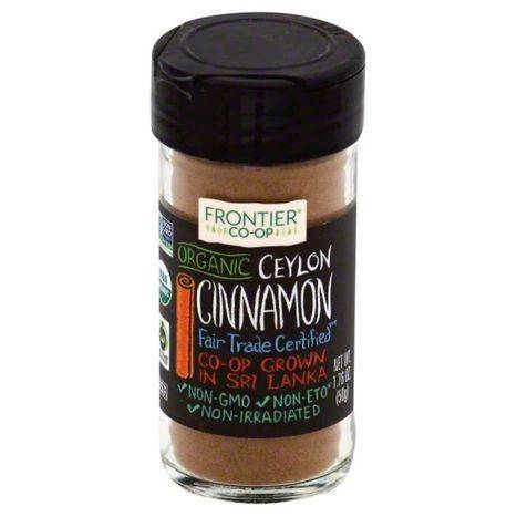 Frontier Cinnamon, Organic, Ceylon - 1.76 Ounces