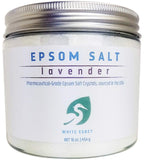 White Egret Pharmaceutical Grade Lavender Epsom Salt-16 Oz