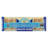 Edward & Sons Brown Rice Snaps, Unsalted Sesame - 3.5 Ounces