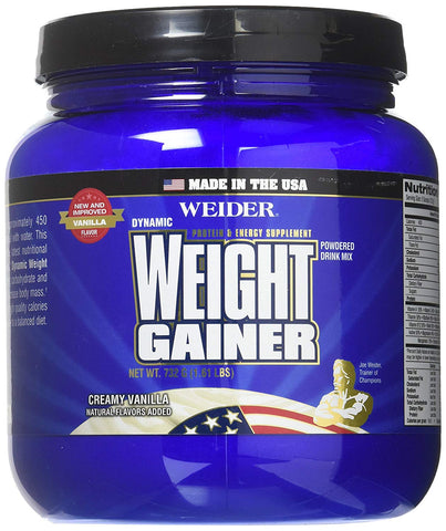 Weider Weight Gainer Protein Creamy Vanilla Flavor-1.61 Lb