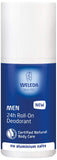 Weleda Men 24 Hour Roll-On Deodorant-1.7 Oz