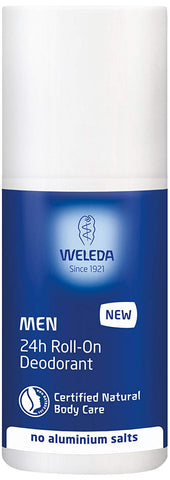 Weleda Men 24 Hour Roll-On Deodorant-1.7 Oz