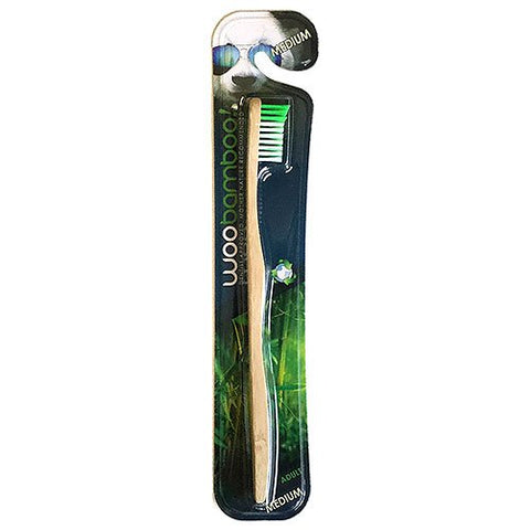 Woo Bamboo Medium Adult Toothbrush