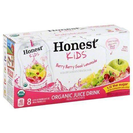 Honest Juice Drink, Organic, Berry Berry Good Lemonade - 8 Each