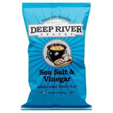Deep River Snacks Potato Chips, Kettle Cooked, Sea Salt & Vinegar - 5 Ounces