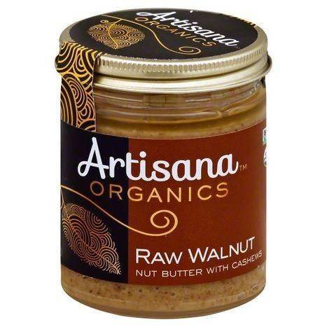 Artisana Organics Walnut Butter, Raw, Organic, with Cashews - 8 Ounces