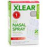 Xlear Nasal Spray With Xylitol Fast Relief 3 Bottles-2.25 Oz