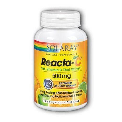 Solaray 500mg Reacta-C - 120 Count