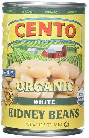 Cento Organic White Kidney Beans - 15.5 Ounces