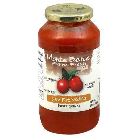 Monte Bene Pasta Sauce, Low Fat, Vodka - 24 Ounces