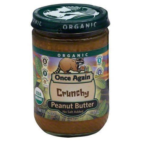 Once Again Peanut Butter, Crunchy, No Salt Added - 16 Ounces