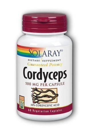 Solaray Cordyceps Extract 500MG - 60 Capsules