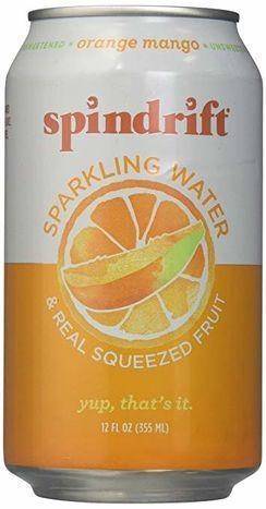 Spindrift Orange Mango Sparkling Water - 12 Fluid Ounces