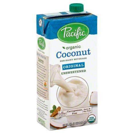 Pacific Organic Non-Dairy Beverage, Coconut, Original, Unsweetened - 32 Ounces