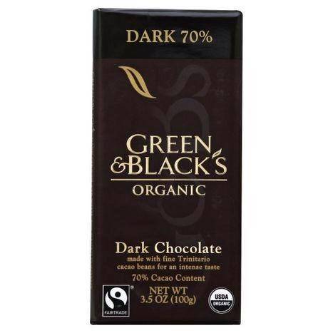 Green & Blacks Organic Dark Chocolate, Dark 70% - 3.5 Ounces