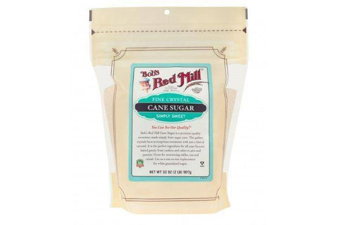 Bobs Red Mill Cane Sugar, Fine Crystal - 32 Ounces