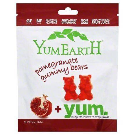 YumEarth Gummy Bears, Organic, Pomegranate Pucker - 5 Ounces