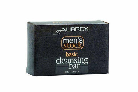 Aubrey Men's Stock Basic Cleansing Bar Soap - 4 Ounces
