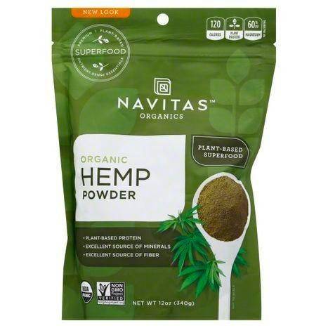Navitas Hemp Powder, Organic - 12 Ounces