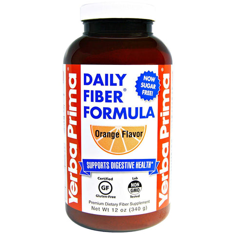 Yerba Prima Daily Fiber Formula Great Orange Taste-16 Oz