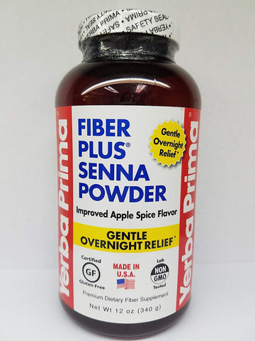 Yerba Prima Senna Powder Gentle OverNight Relief-12 Oz