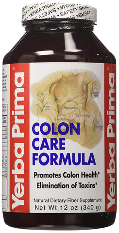 Yerba Prima Colon Care Formula Promotes Colon Health-12 Oz