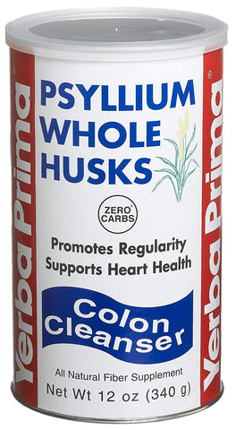 Yerba Prima Psyllium Whole Husks Colon Cleanser-12 Oz