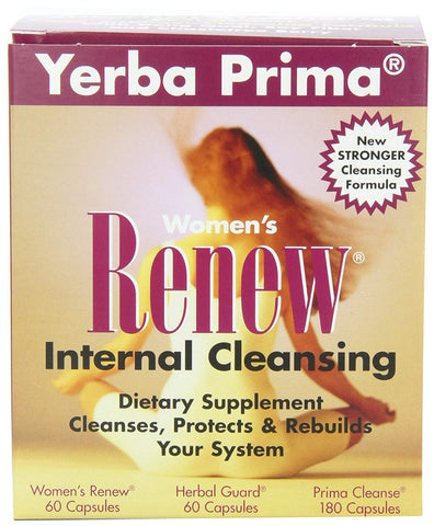 Yerba Prima Women's Renew Internal Cleansing-300 Capsules