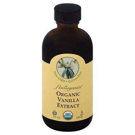 Flavorganics Vanilla Extract, Organic - 4 Ounces